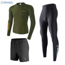 Long Sleeve Man Swimsuit 2026 Quick-Dry UV-Protective Men Rash Guard for Surfing Long Sleeve Surfing Suit