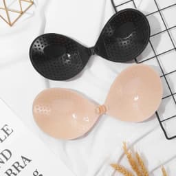 1/2/3pcs Sujetador Women'S Bra Invisible Push Up Bra Self-Adhesive Silicone Seamless Front Closure Sticky Backless Strapless Bra