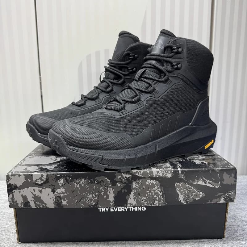 Classic Brand Comfortable Anti Slip Outdoor Hiking Shoe Designer Mid-Top Trekking Sneaker Zipper Wearable Mountain Climbing Boot