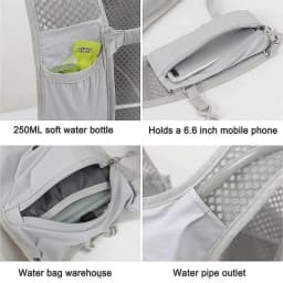 For Marathon trail Running Vest Lightweight Hiking Vest Backpack Reflective Hydration Water Bladderr Pack With Phone Pocket