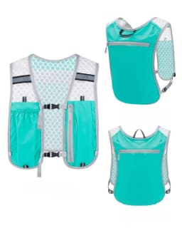 Unisex Running Hydration Vest, Water-Resistant Breathable Hydration Backpack for Running Hiking Cycling Trail Marathon Sports