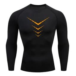 Men Compression Shirt Quick Dry Sports Tee Short Sleeve Gym Running Workout Fitness Athletic Base Layer Top