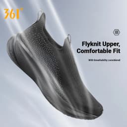 361 Degrees Fengye 5.0 Slip-On Daily Running Shoes Durable Stable Lightweight Elastic Rebound Breathable Male Sneakers 672632242