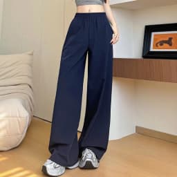 2026 Thin Quick-Drying Overalls Women's Loose High Waist Running Training Basketball Gym Dance Casual Wide Leg Pants Summer