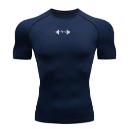 Compression T Shirt Men Summer Sportswear Running T-shirt Elastic Quick Dry Sport Tops Tee Athletic Gym Workout Shirts Men