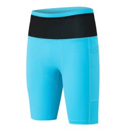 Mens Compression Marathon Running Shorts 6 Pockets with Waist Pack Fitness Gym Yoga Cycling Sport Hiking Tights Shorts Quick Dry