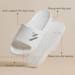 361 Degrees Men and Women slippers Breathable Soft Comfortable Skidproof Antibacterial EVA Outdoor Casual Home shoes 622617001