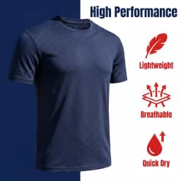 Men's Ice Silk Quick Dry T Shirt Lightweight Breathable Fitness Running Short Sleeve Summer Quickdry Workout Casual fitted tops