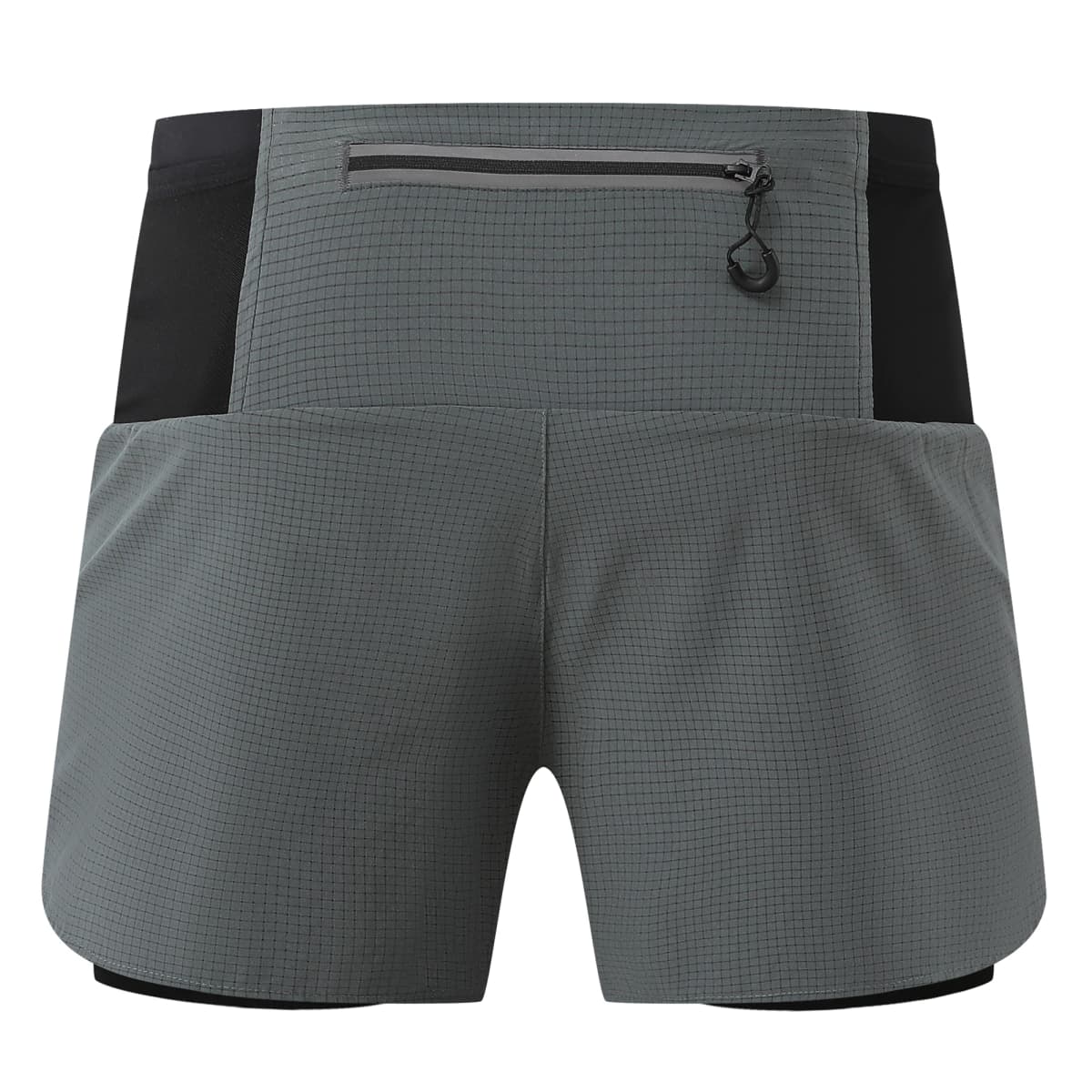 Mens 2 in 1 Marathon Running Shorts Around Pockets Outdoor Sports Training Exercise Fitness Hiking Shorts Breathable Quick Dry
