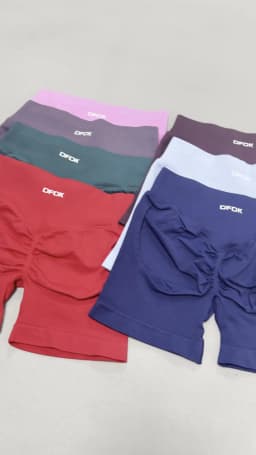 DFDK 4.5 Inch Biker Shorts Women High Waist Scrunch Booty Push Up Squat Proof Quick Dry Gym Yoga Running Sport Shorts