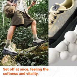 361 Degrees Qingyu Men Hiking Shoes Summer Anti-slip Wear-resistant Air Mesh Breathable Male Outdoor Caravan Sneakers 672626767