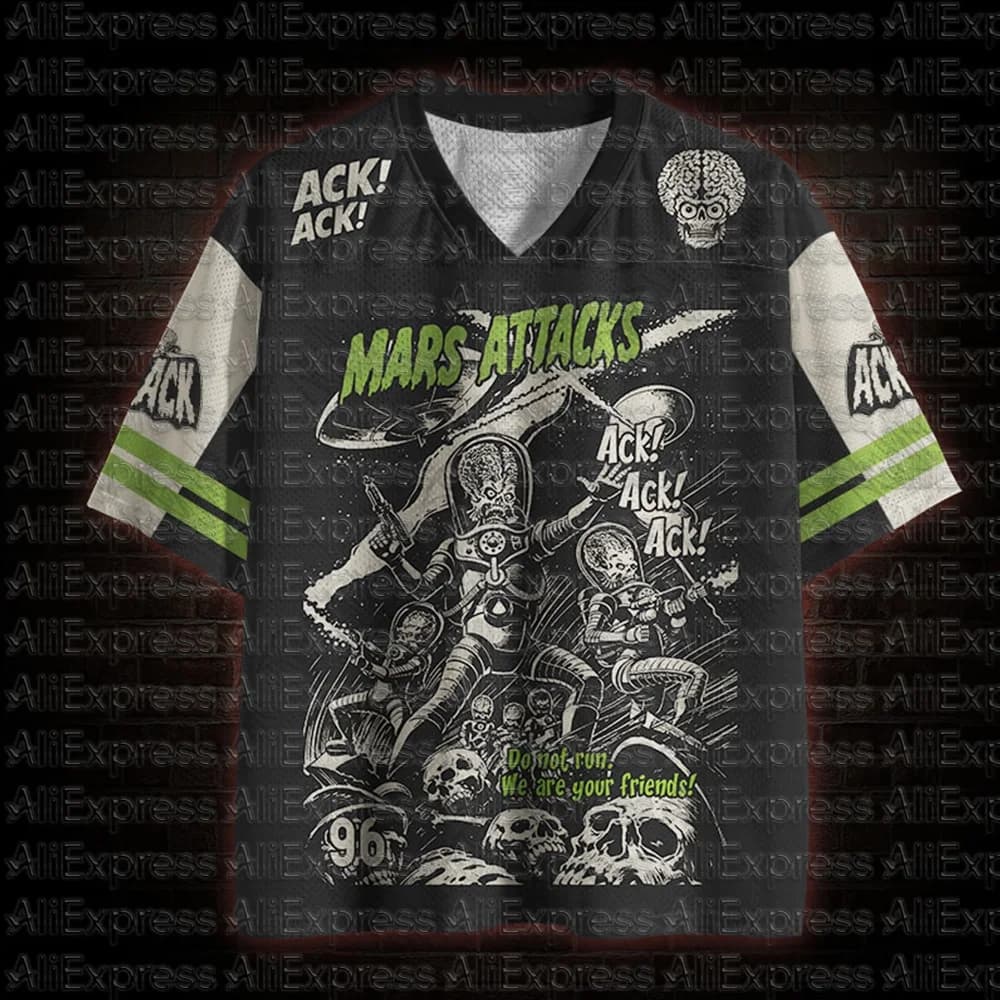 2026 New Movie Sports Fashion Adult and Children's Short Sleeve V-neck Street Eye Clothing Gothic Style Horror Fans Gift