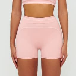 Hamidou Breathable Hip-lifting Fashion Yoga Shorts for Woman's Color Blocking Stripe Fitness Running Shorts Women Gym Clothing