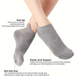 Non-Slip Yoga Socks Women Breathable Fitness Cotton Pilates Sock Ladies Gym Workout Ballet Dance Sports Socks