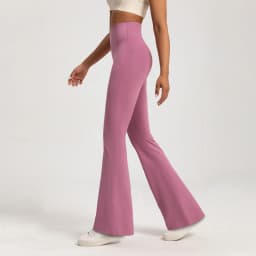 High-end Yoga Leggings Slim Yoga Pants High Waist Wide Leg Pants Bottoms Breathable Gym Casual Sports Bell Leggings Female