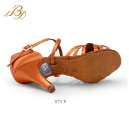 BD Dance Party Ballroom Dancing Shoes for Latin Style Social High Heels Dance Shoe Sandals Practice Sneakers Woman Luxury 2360B