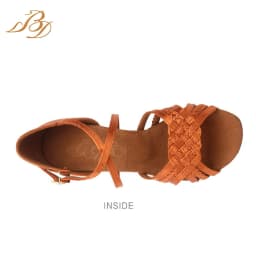 BD Dance Party Ballroom Dancing Shoes for Latin Style Social High Heels Dance Shoe Sandals Practice Sneakers Woman Luxury 2360B
