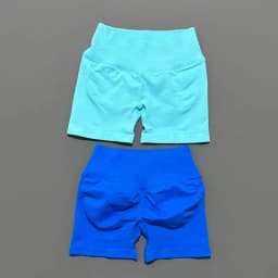 HISTELLO Vision Shorts 4.5" Df Dupe Women Yoga Cross Waist Workout Short Seamless Leggings Stretch Fitness Running Gym Shorts