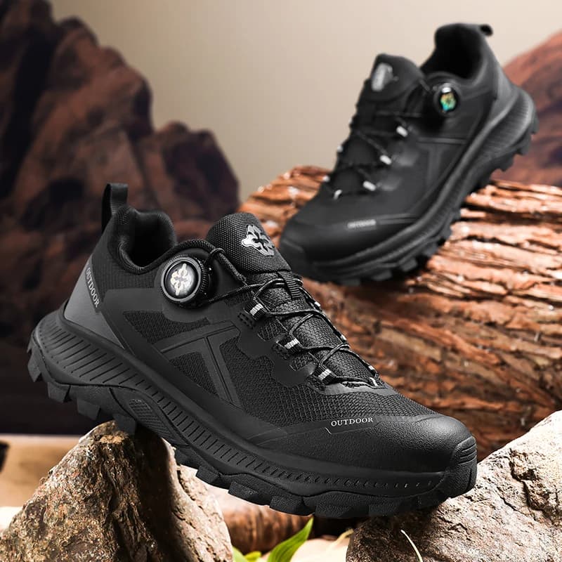 Hiking Shoes Male Waterproof Non-Slip Casual Sneakers Women Wear-Resistant Outdoor Walking Breathable Rubber Hiking Boots