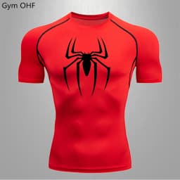 Men Long Sleeve Rashguard Compression T-Shirt Elastic Running Fitness Tee Tops Tight Man Sports Training Superhero Sportswear