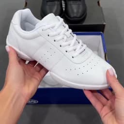 Cheerleading Shoes Women Girls Kids Youth White Black Cheer Shoes Dance Sneakers Lightweight Aerobics Sports Footwear 610