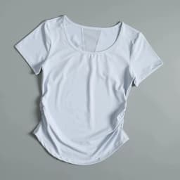 New Summer Cool Sunscreen Sports Top for Women's Mesh Breathable Quick-drying Yoga Suit Short-sleeved Slimming Fitness Suit