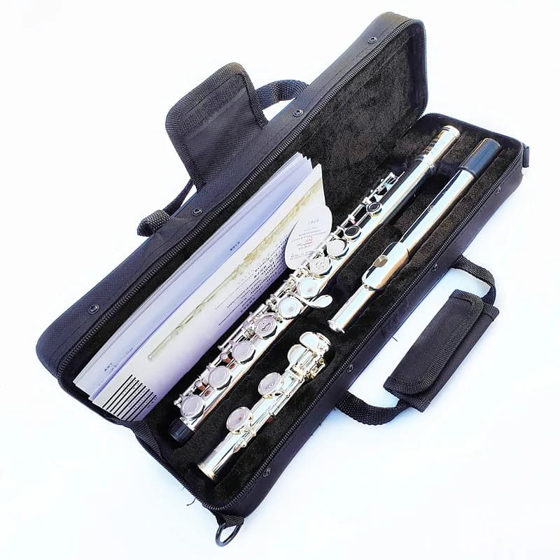 Top Japan YF-471 Flute 16 Hole with E Key YF-271 Silver Plated Flute C Key White Copper Flauta Transversal Music Instrumentos