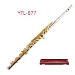 Top Japan YF-471 Flute 16 Hole with E Key YF-271 Silver Plated Flute C Key White Copper Flauta Transversal Music Instrumentos