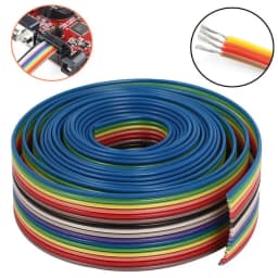 2 Meter 16P Cable Rainbows Flat Wire Support Wire Welding Cable Connector Wire Ribbon Extension Cable