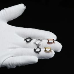Handmade Earrings Jewelry Material Classic Zircon Earring Hooks Accessories For Women DIY Dangle Earrings Jewelry