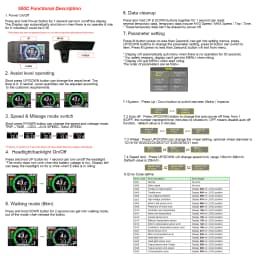 Forbestcy-E-Bike HMI Speedometer 500C Display for Bafang BBS, Mid Drive Motor Kit, Parts of Motorcycle Front Dash Panels