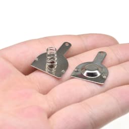 10pair (20pcs) 18650 battery pack 16MM*18.5MM spring contact piece battery box positive and negative single pole battery 10pairs
