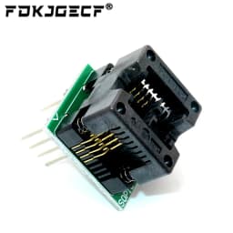 CH341A 24 25 Series EEPROM Flash BIOS USB Programmer Module + SOIC8 SOP8 Test Clip + 1.8V adapter + SOIC8 adapter DIY KIT