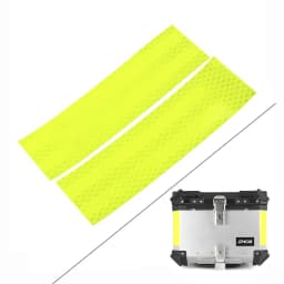 Motorcycle Reflective Sticker Strips Rear Side Top Luggage Box Suitcase Case Trunk Decorative Topbox Night Safety Warning Strip