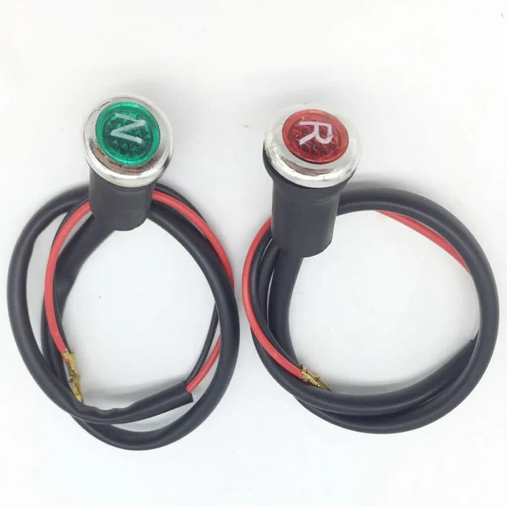 2 Pcs ATV Reverse & Neutral Light Indicator For 90/110/125/150/200/250/300cc ATV Quad Sunl/Taotao/Eagle/Loncin DC 12V