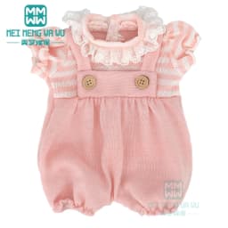 Clothes for Doll Fit 40cm New Born Doll Accessories Soft Piece Crawling Clothes