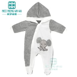Clothes for Doll Fit 40cm New Born Doll Accessories Soft Piece Crawling Clothes