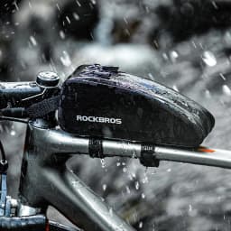 ROCKBROS Bike Bag Bicycle Panniers Frame Top Front Tube Waterproof Bag Cycling MTB Road Bag Storage Bicycle Accessories