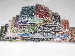 Wholesale Flatback Crystal AB Non Hotfix Rhinestones in Bulk Package SS3-SS20 Clear AB Strass for Nail Art Decoration