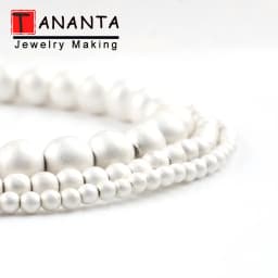Matte Silver Plated Natural Hematite Beads 2 3 4 6 8mm Round DIY Stone Beads For Jewelry Making Bracelet Necklace Accessories