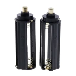 2Pcs Plastical Battery Holder Box Case 3 AAA To 18650 Battery Converter