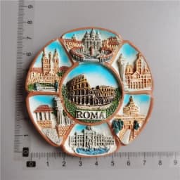 Italy Roma Colosseo fridge magnet Tourism Souvenir Resin Crafts Divid Magnetic Refrigerator Stickers home decor Collection Gifts
