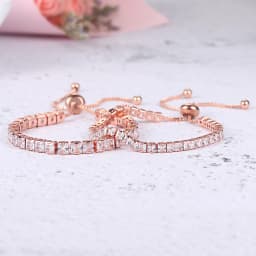 Adjustable Various Size Tennis Bracelet For Women Geometric Clear Zircon Wedding Party Jewellry Drop Shipping Items 2024 DZH007