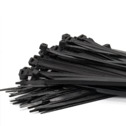 250pcs/500Pcs/bag 150,200,250,300,350,400,450,500 mm Length 3.6mm Width Self-Locking BlACK Nylon Wire Cable Zip Ties Cable Ties