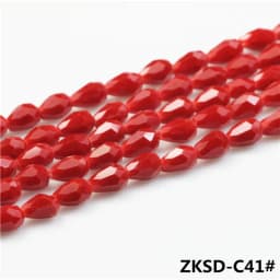 95Pcs/Lot Czech Glass Droplet 3X5MM Crystal Teardrop Beads DIY Making Crafts Material Beaded Chinese Jewelry Beading Wholesale