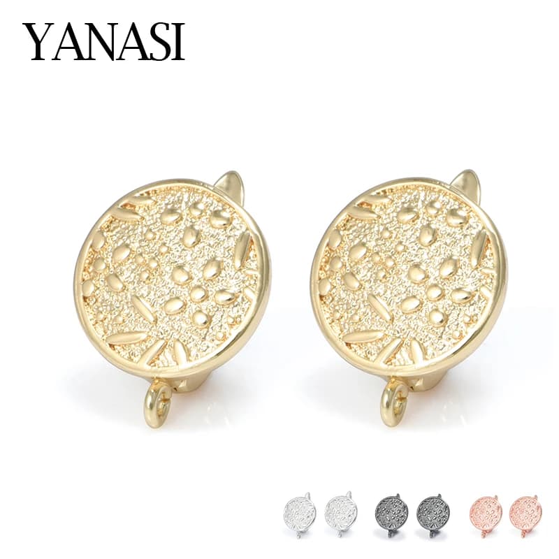 2020 New Big Round Earring Findings Accessories For DIY Women Handmade Jewelry Making Earrings Hook Clasps Earwire Wholesale