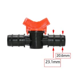 Drip Irrigation 4mm/8mm/10mm/12mm/14mm/16mm/19mm Hose Garden Tap Irrigation Valve Use Water Hose Pe Tube