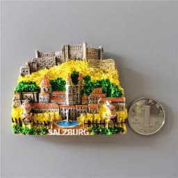 Austria Vienna Fridge Magnet Salzburg Innsbruck Tourism Souvenir Crafts Magnetic Refrigerator Stickers Hand Gift Home Decoration