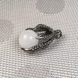 Natural Stones Pendant Creative Dragon Claw Hold Round Stone Beads Pendants for Jewelry Making DIY charm Necklaces Accessories
