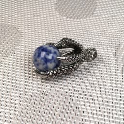 Natural Stones Pendant Creative Dragon Claw Hold Round Stone Beads Pendants for Jewelry Making DIY charm Necklaces Accessories